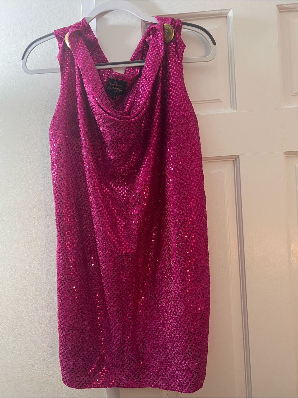 Vivienne Westwood Fuchsia Sequin Dress / Top